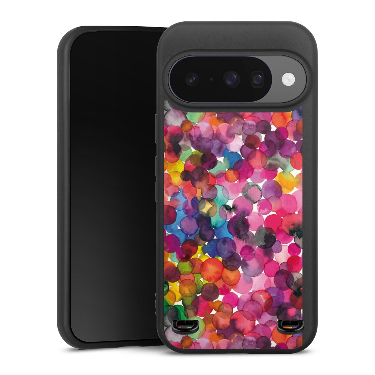 Punti acquerello sovrapposti