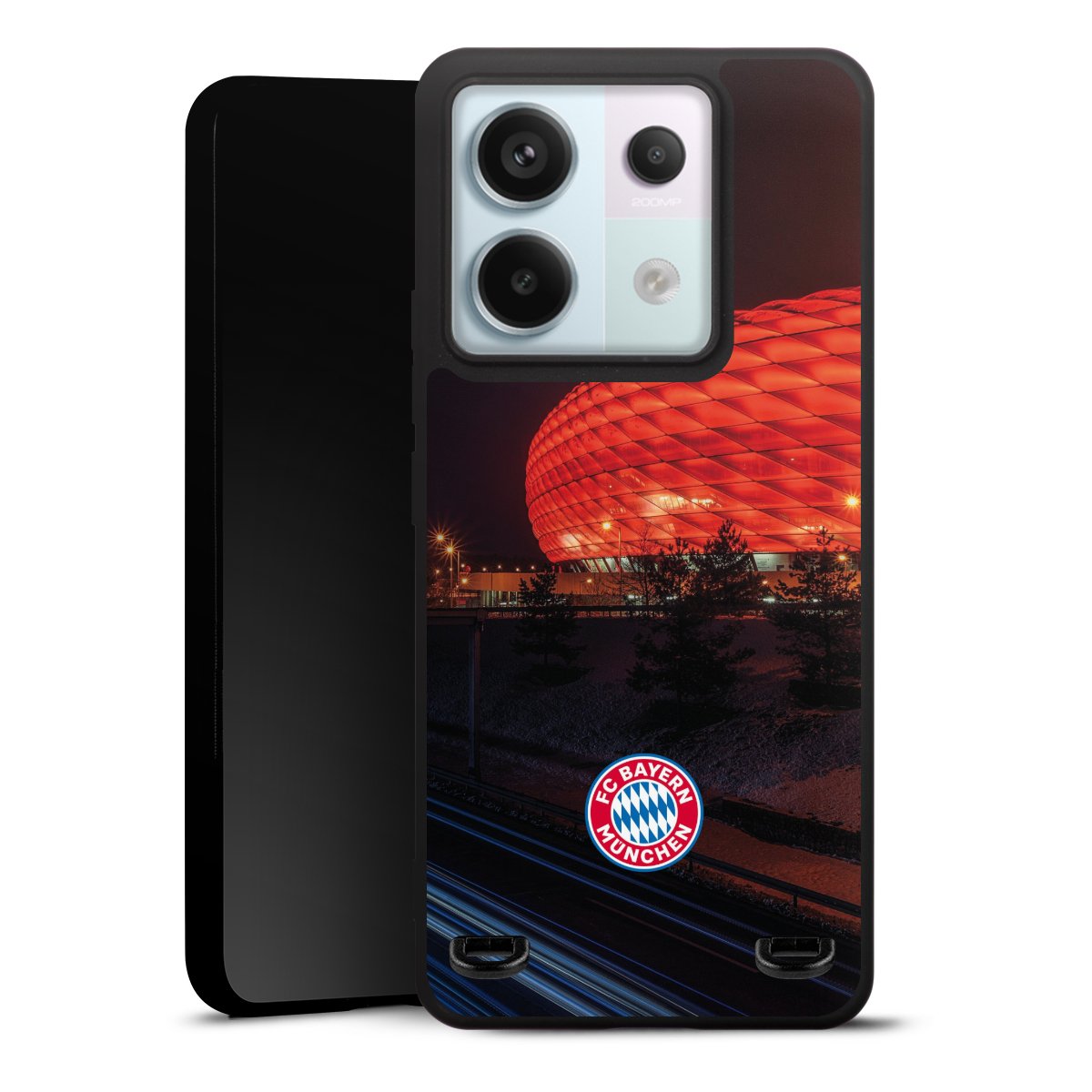 Allianz Arena bei Nacht FCB