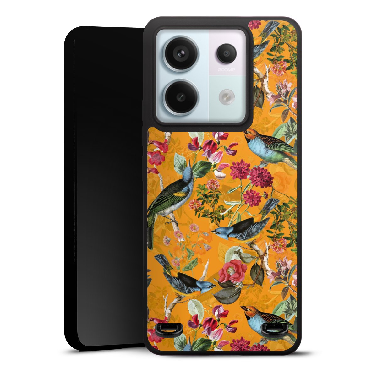 Vogels Bloemen Behang