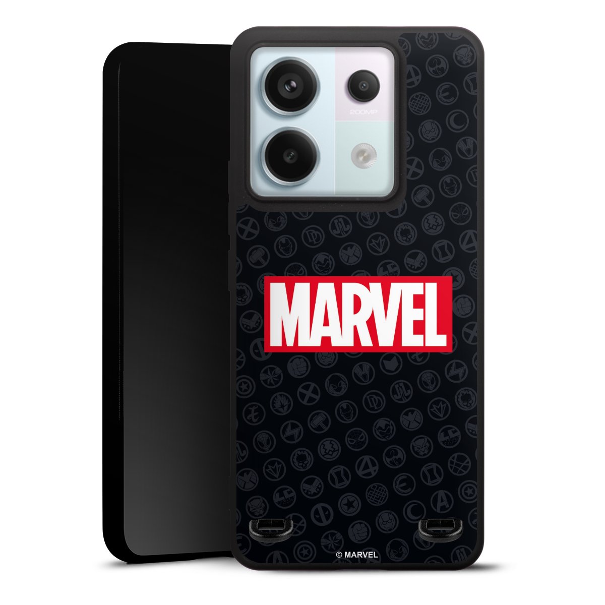 Marvel Logo Zwart Rood