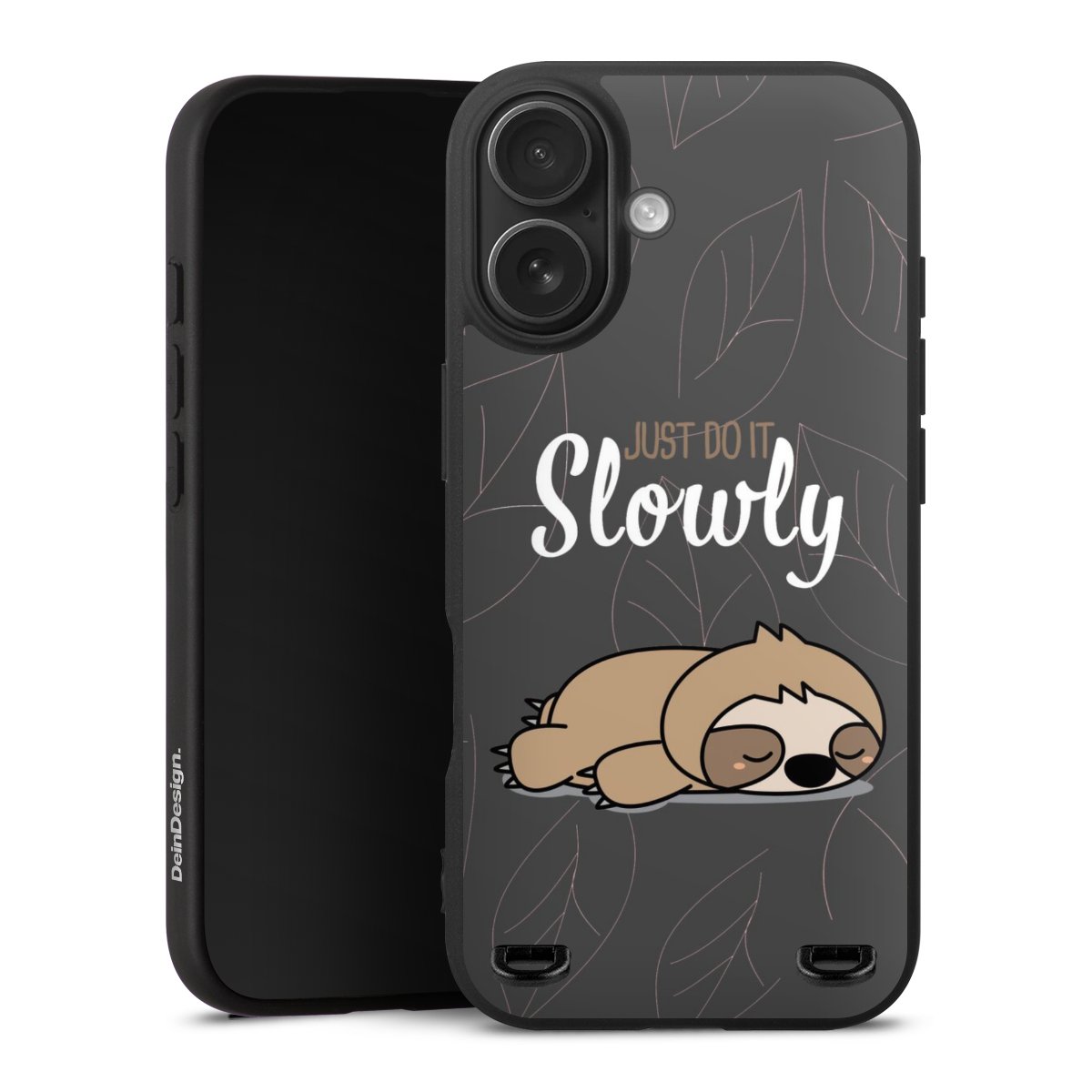 Just Do It Slowly Sloth Grey