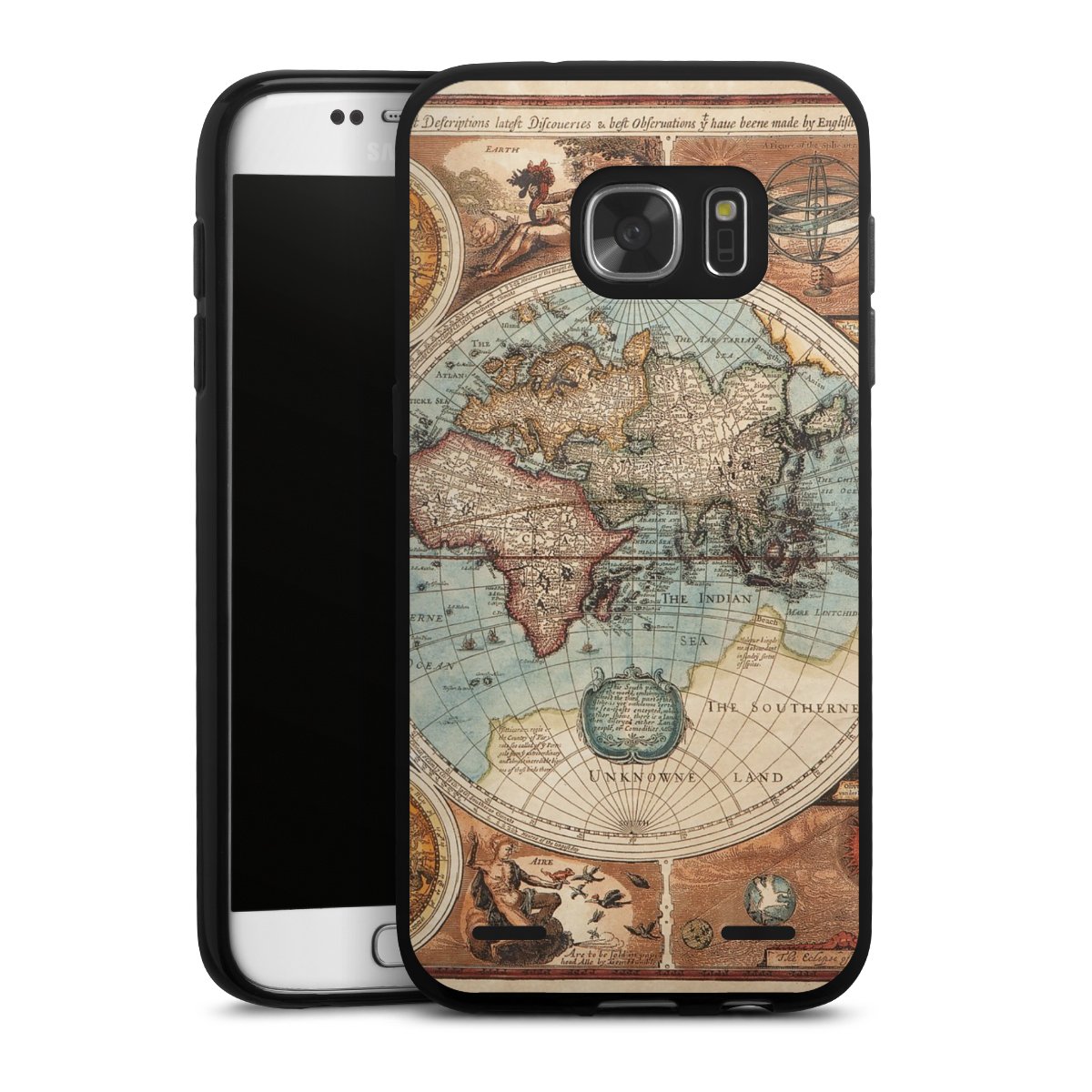 Mappa del mondo vintage