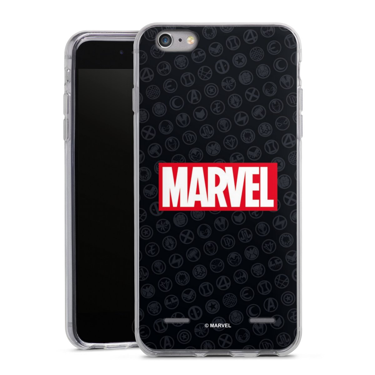 Marvel Logo Black Red 