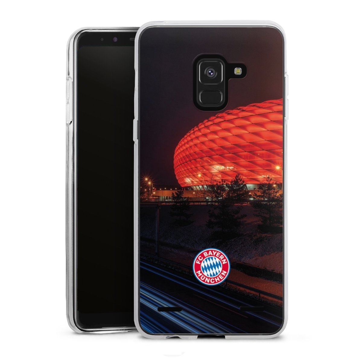 Allianz Arena bei Nacht FCB