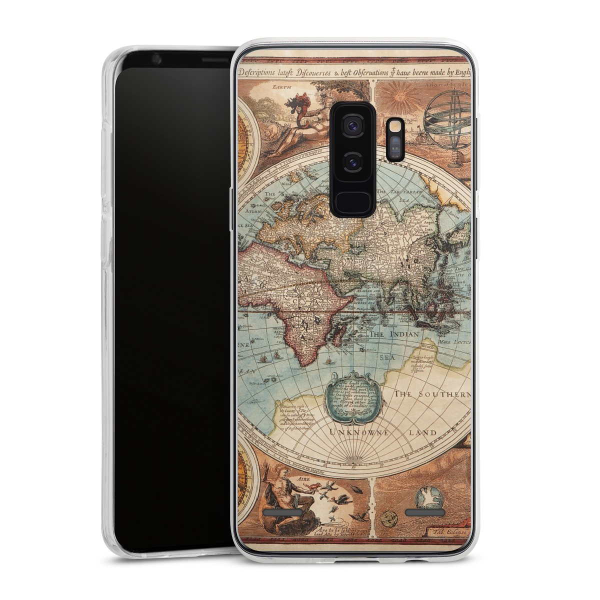 Mappa del mondo vintage