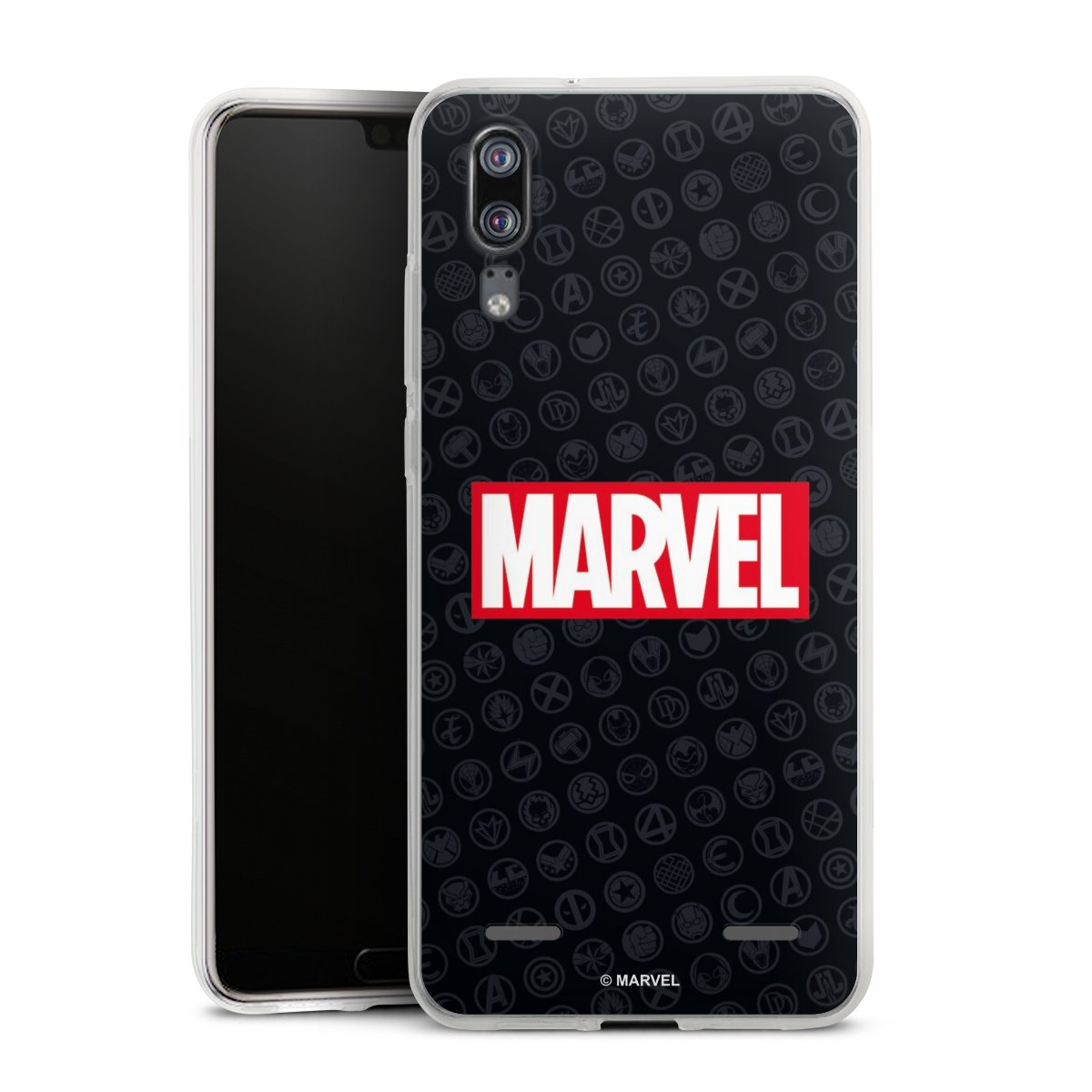 Marvel Logo Black Red 