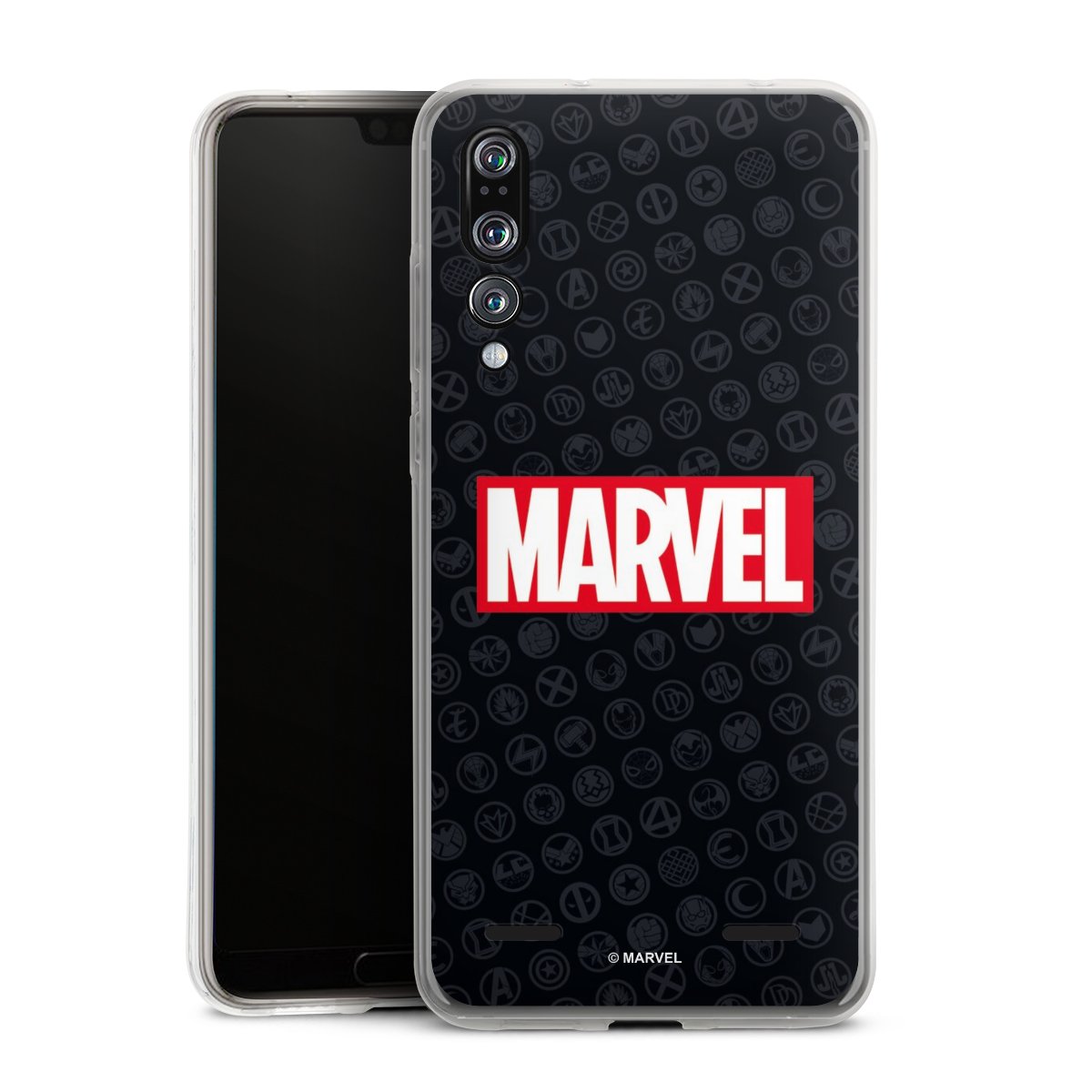 Marvel Logo Black Red 