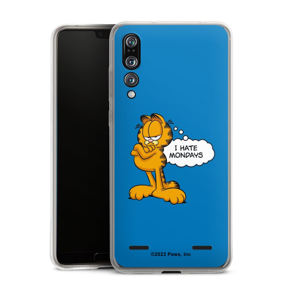 Garfield Ik haat maandagen blauw