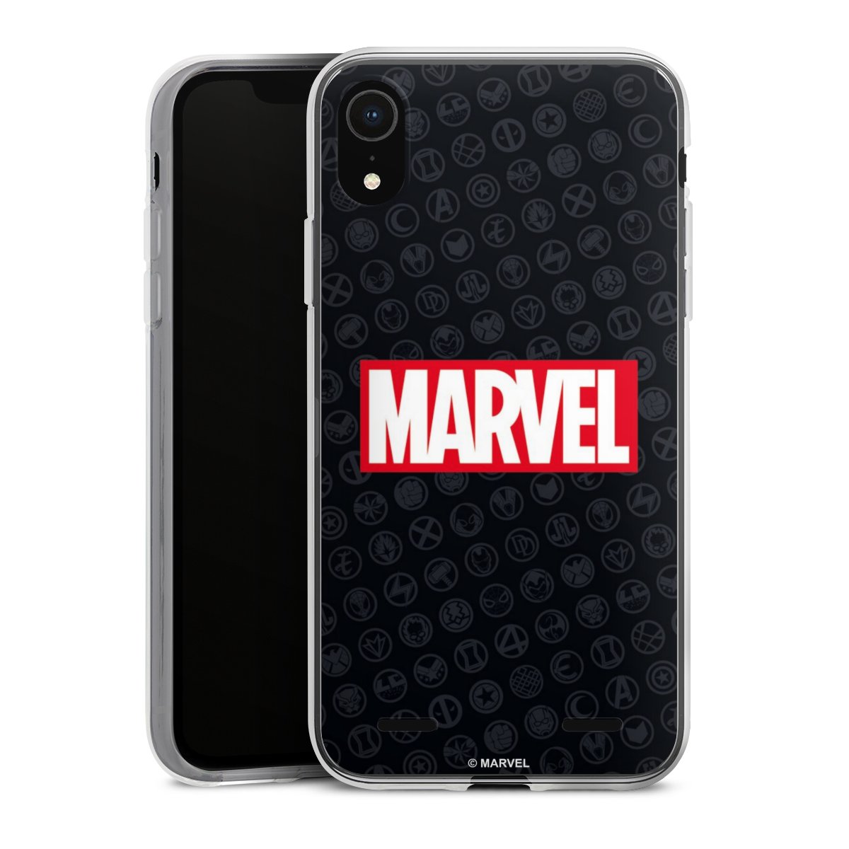 Marvel Logo Black Red 