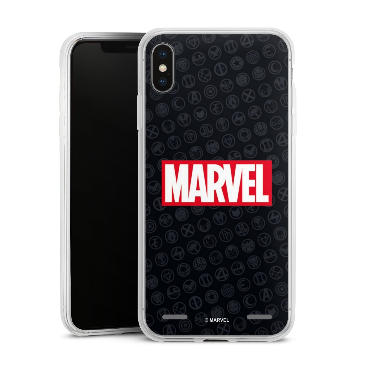 Marvel Logo Black Red 