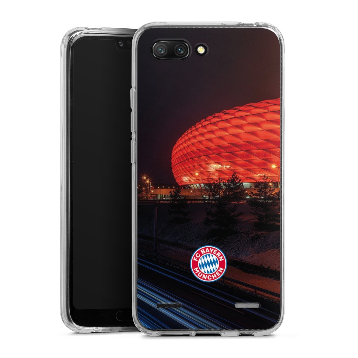 Allianz Arena bei Nacht FCB