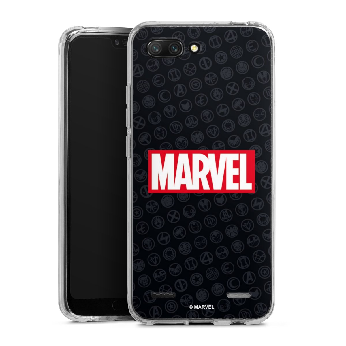 Marvel Logo Black Red 