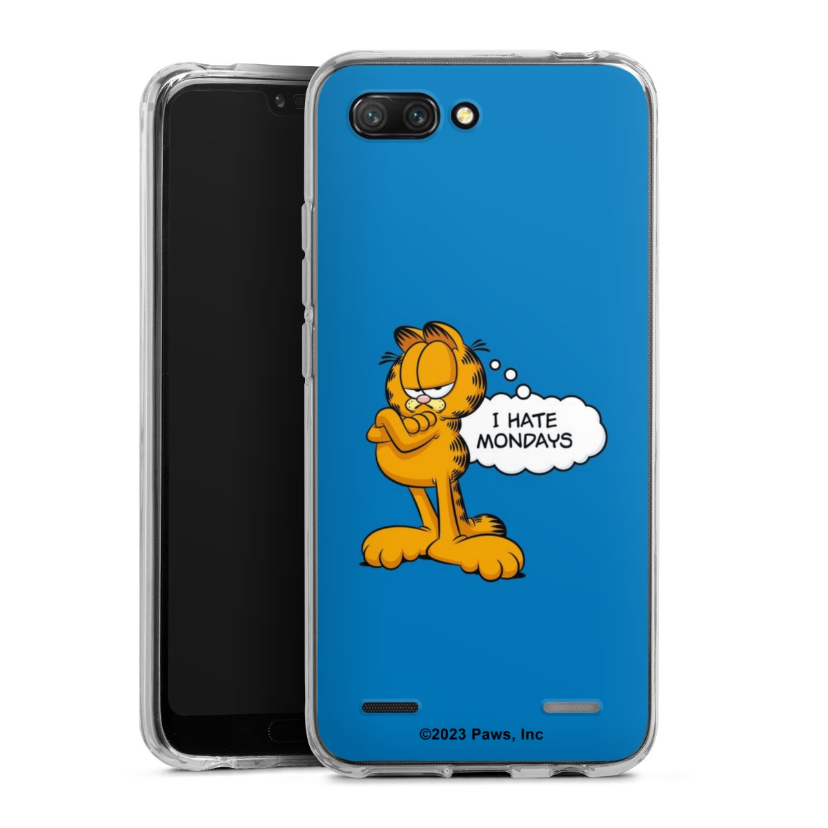 Garfield Ik haat maandagen blauw