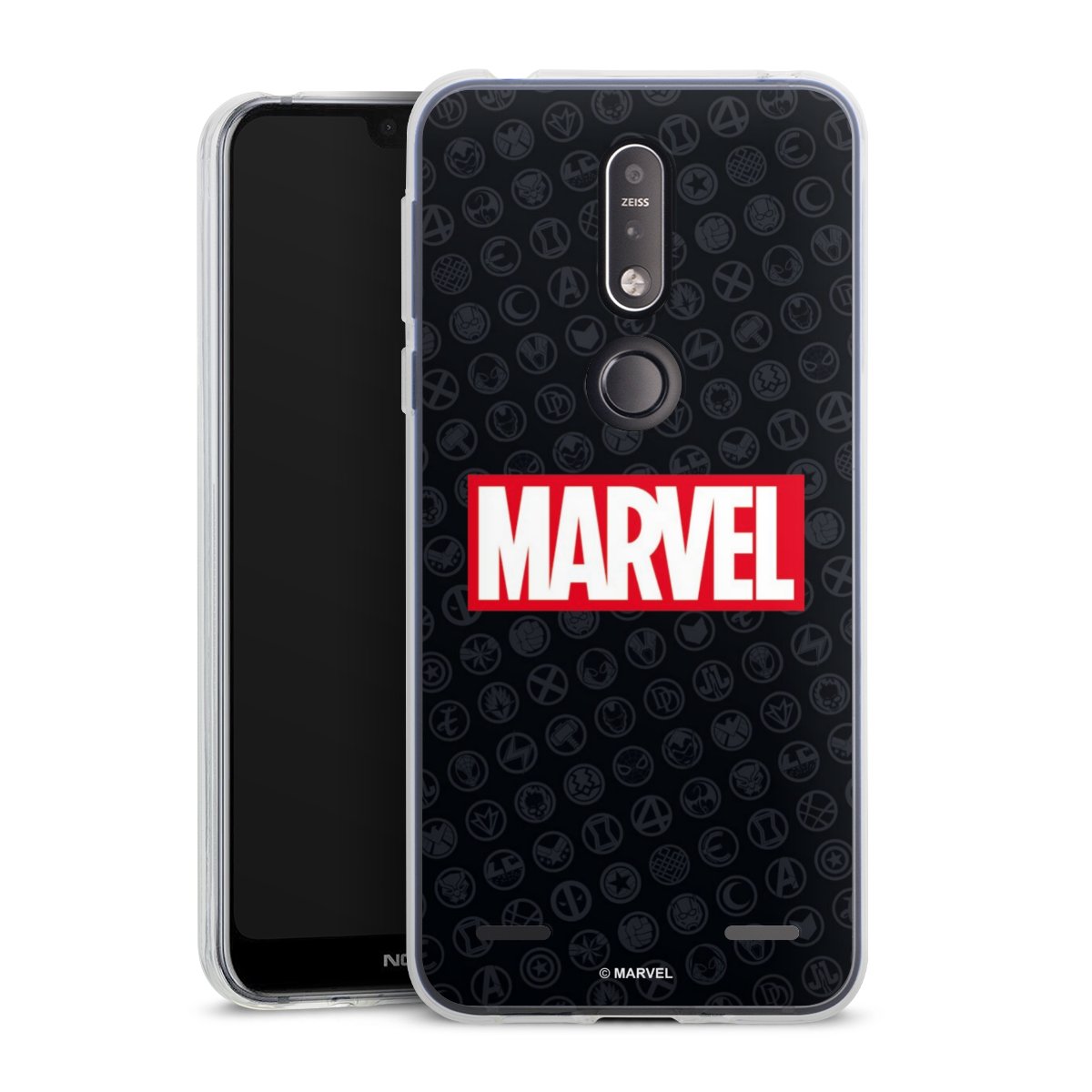 Marvel Logo Black Red 