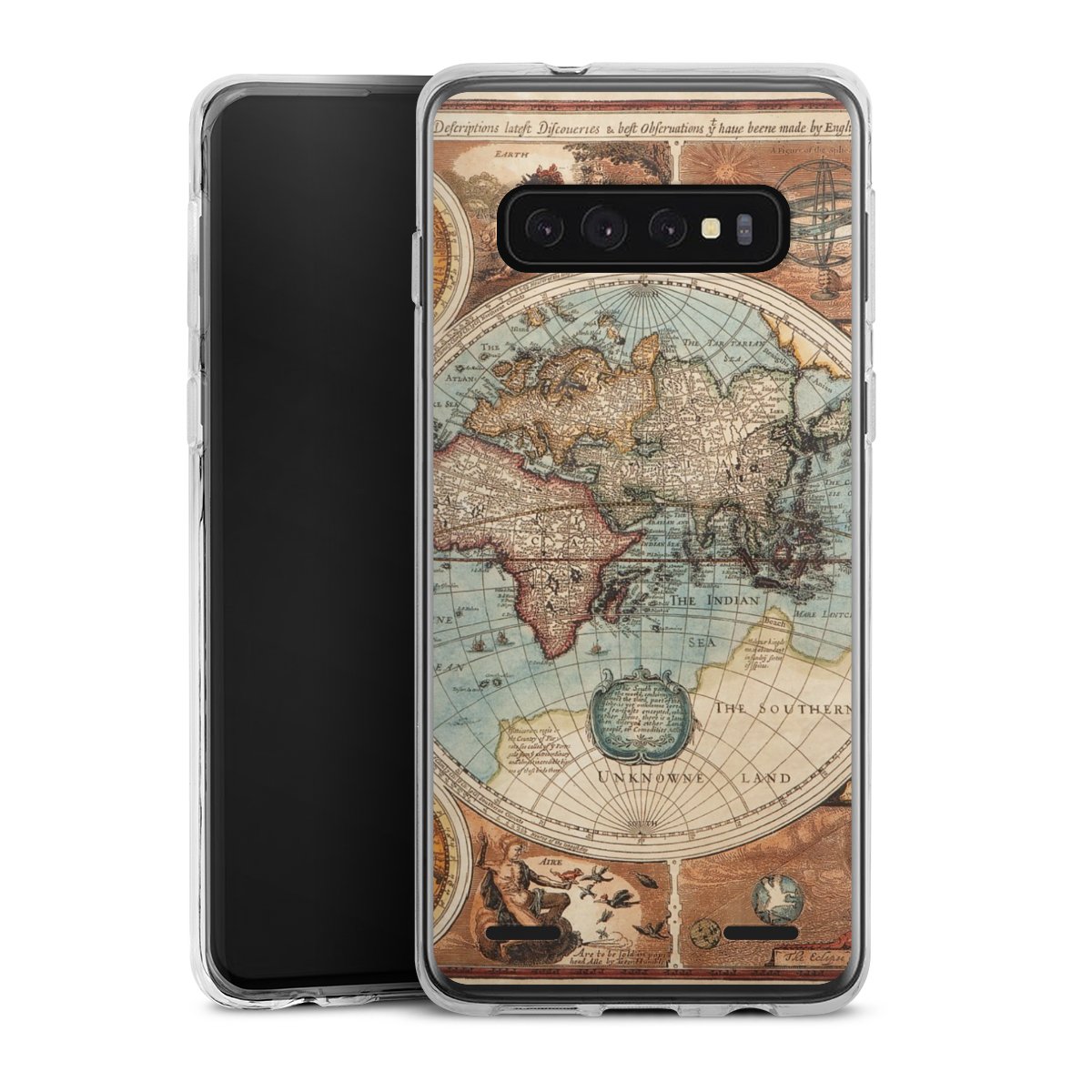 Mappa del mondo vintage