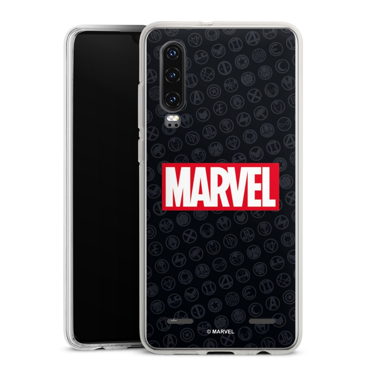 Marvel Logo Black Red 