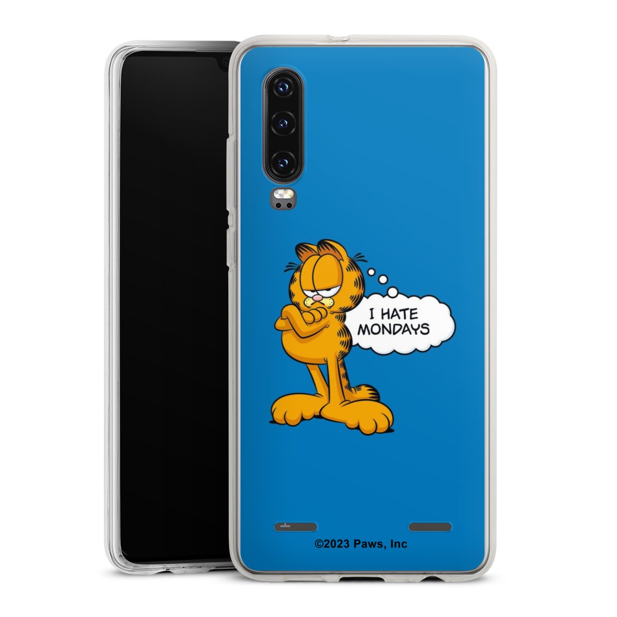 Garfield Ik haat maandagen blauw