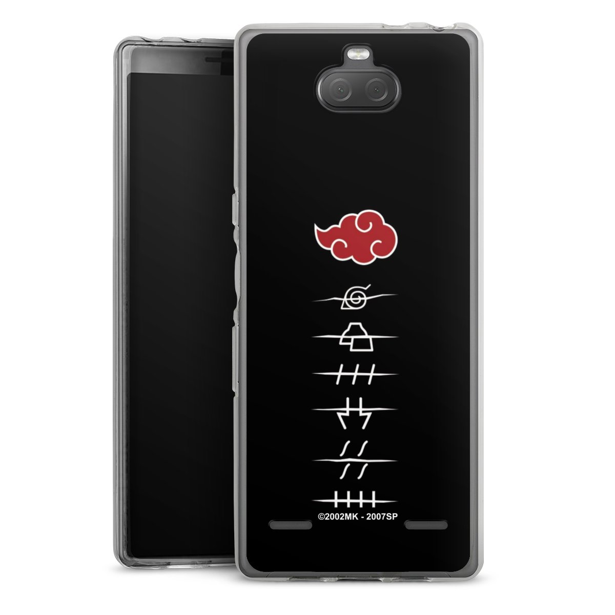 Symboles des membres de l'Akatsuki noirs