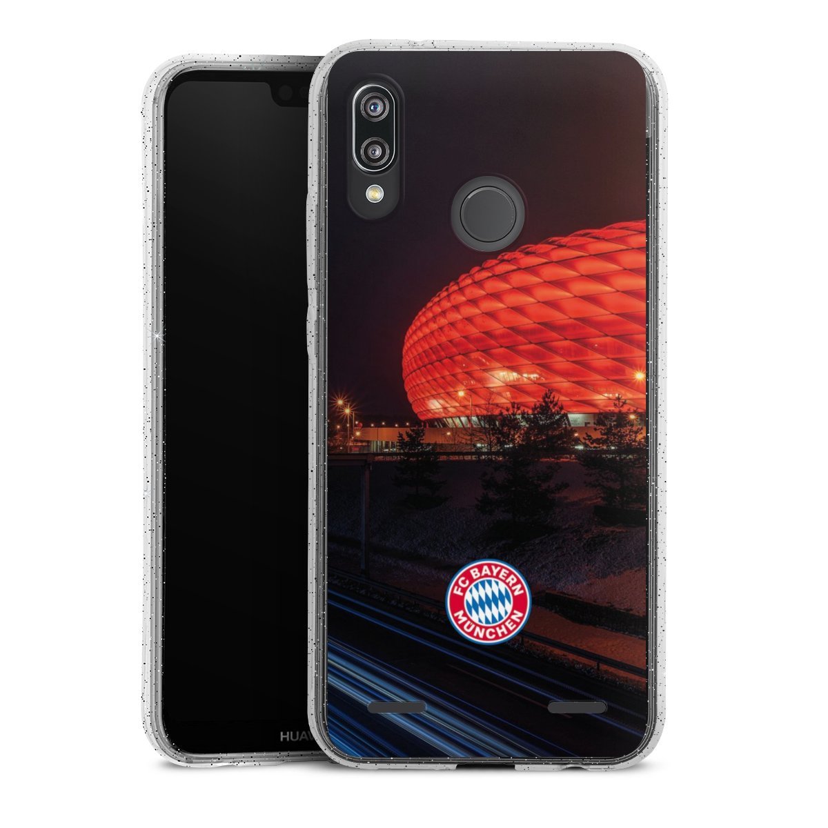 Allianz Arena bei Nacht FCB