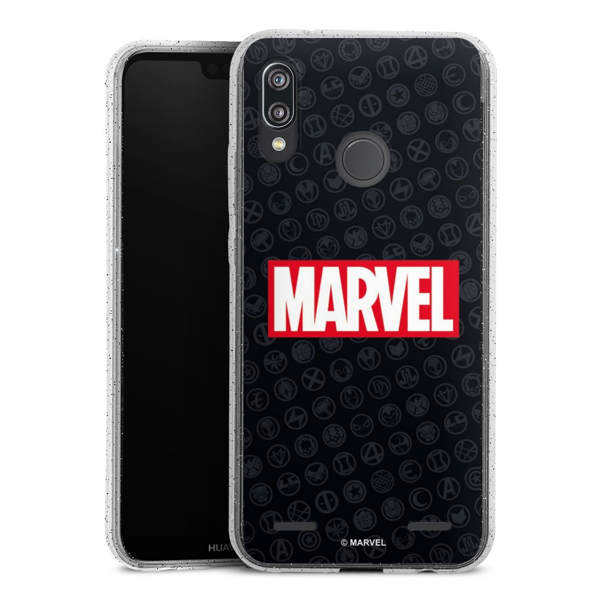 Marvel Logo Black Red 