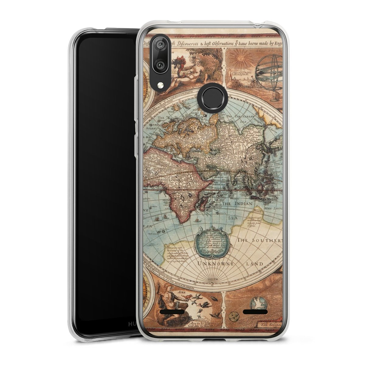 Mappa del mondo vintage