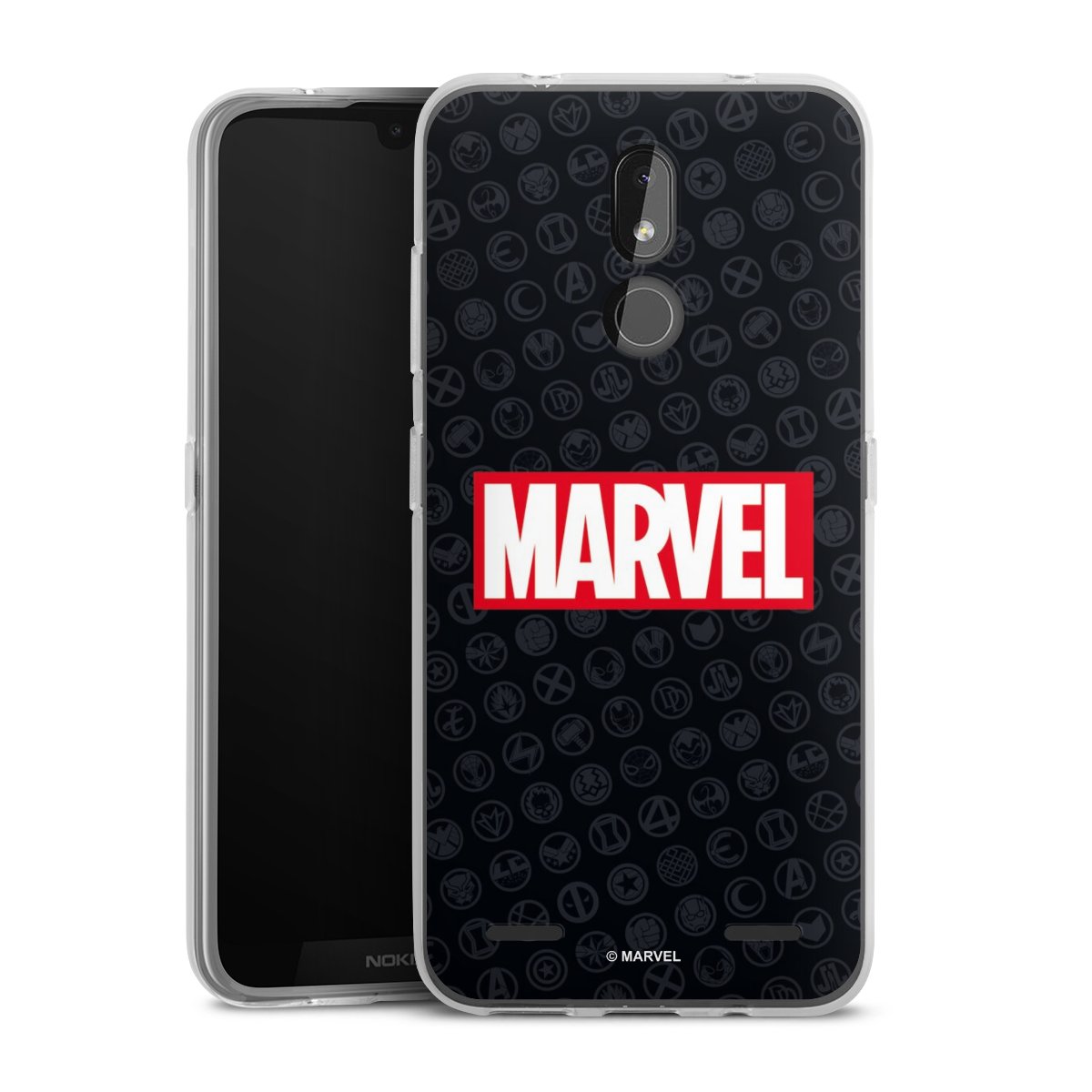 Marvel Logo Black Red 