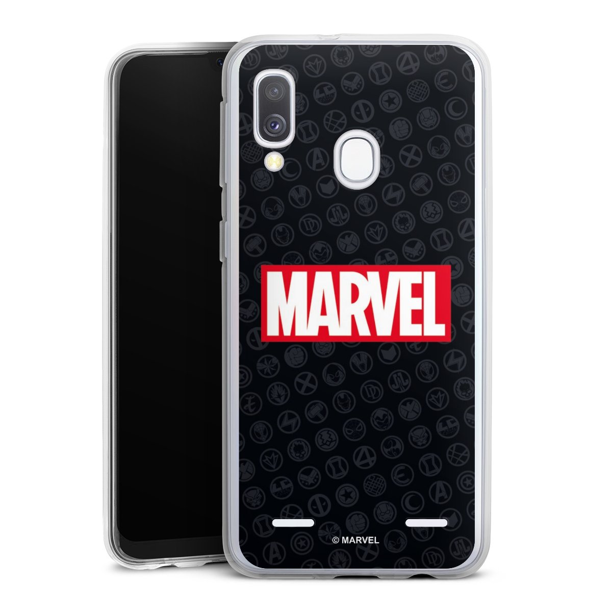 Marvel Logo Black Red 