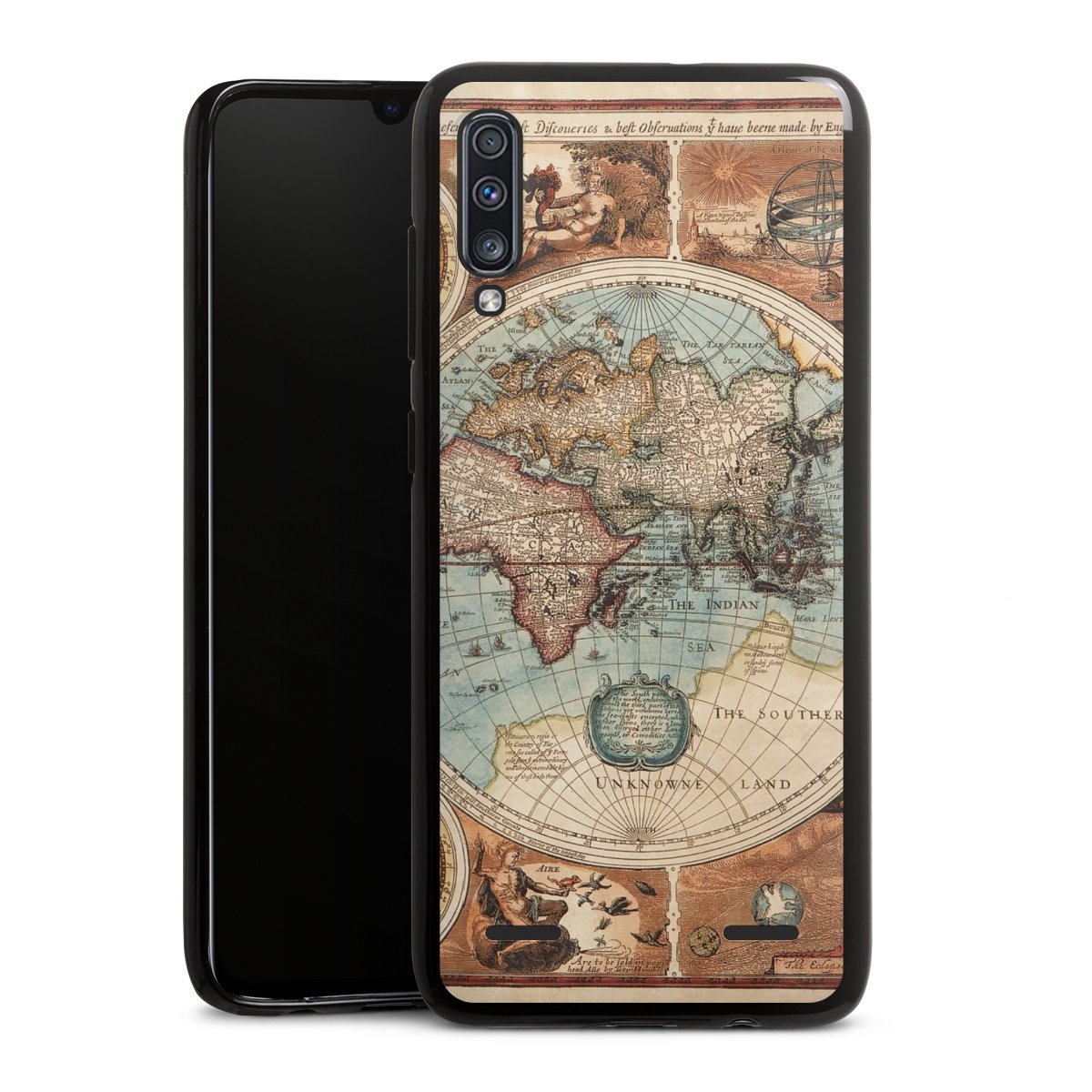 Mappa del mondo vintage