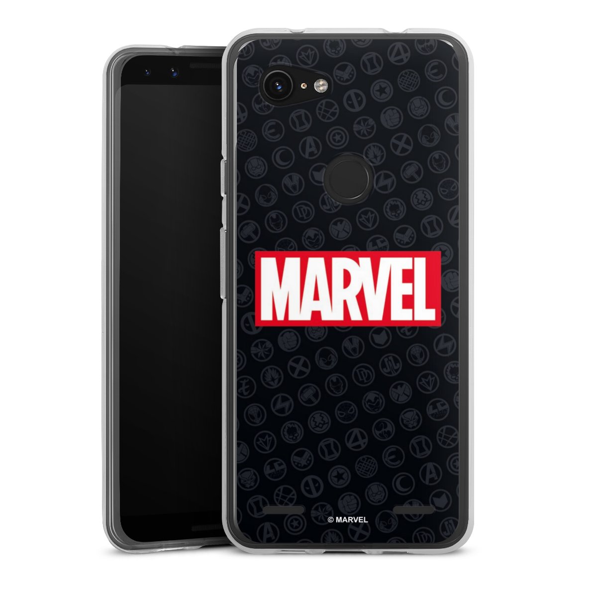 Marvel Logo Black Red 