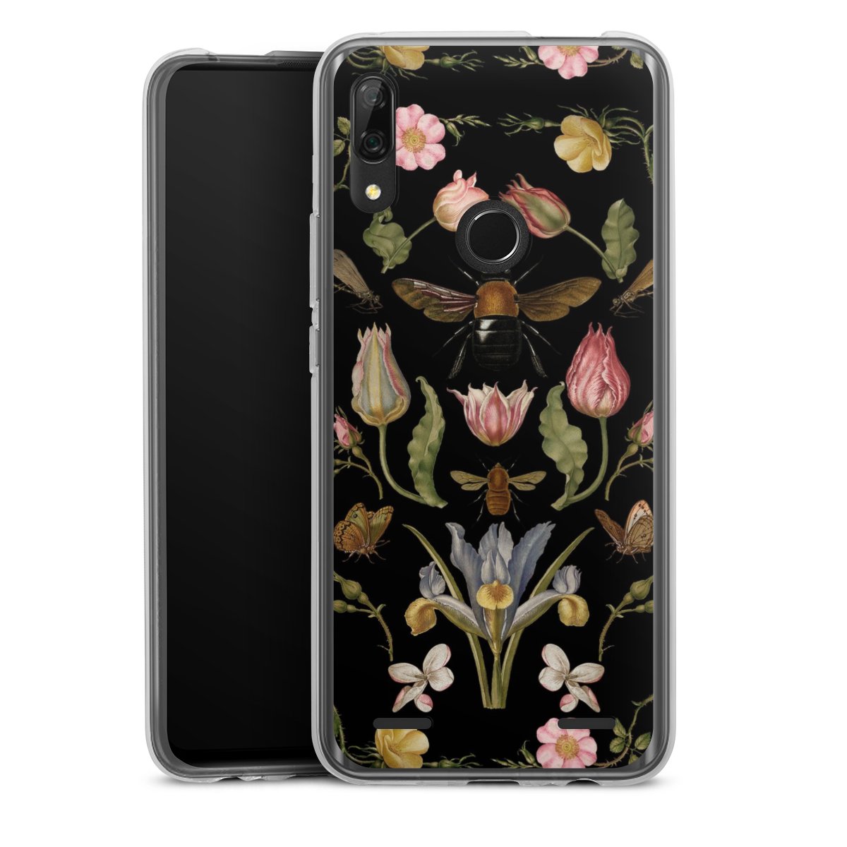 Veldbloemen en Bijen Zwart