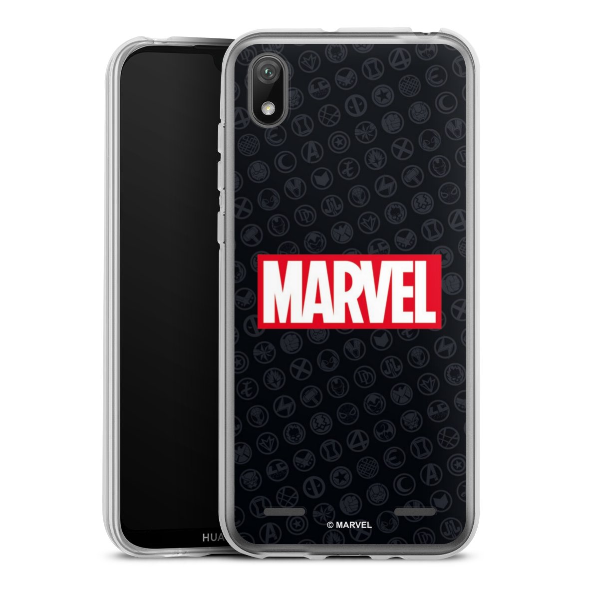 Marvel Logo Black Red 