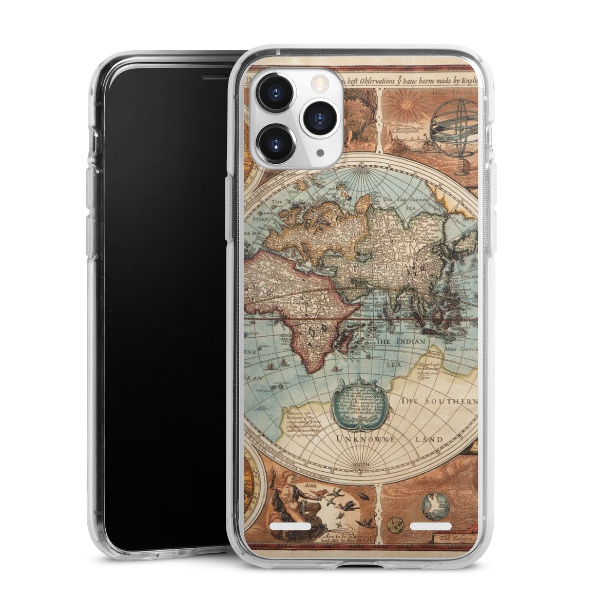 Mappa del mondo vintage