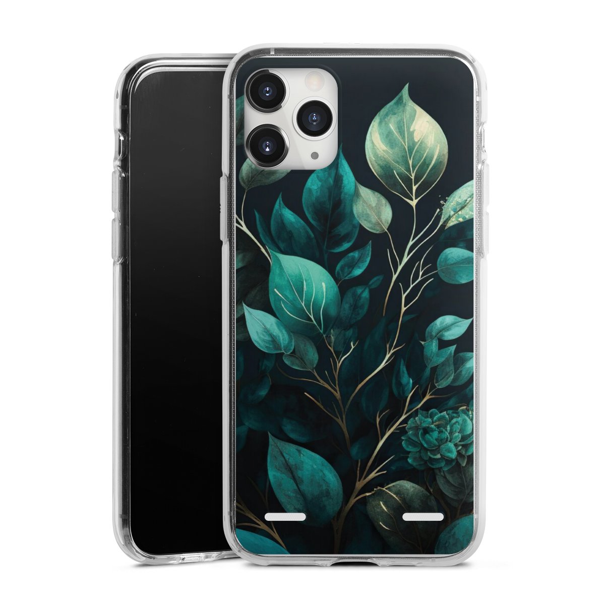 Eukalyptus dunkler Hintergrund