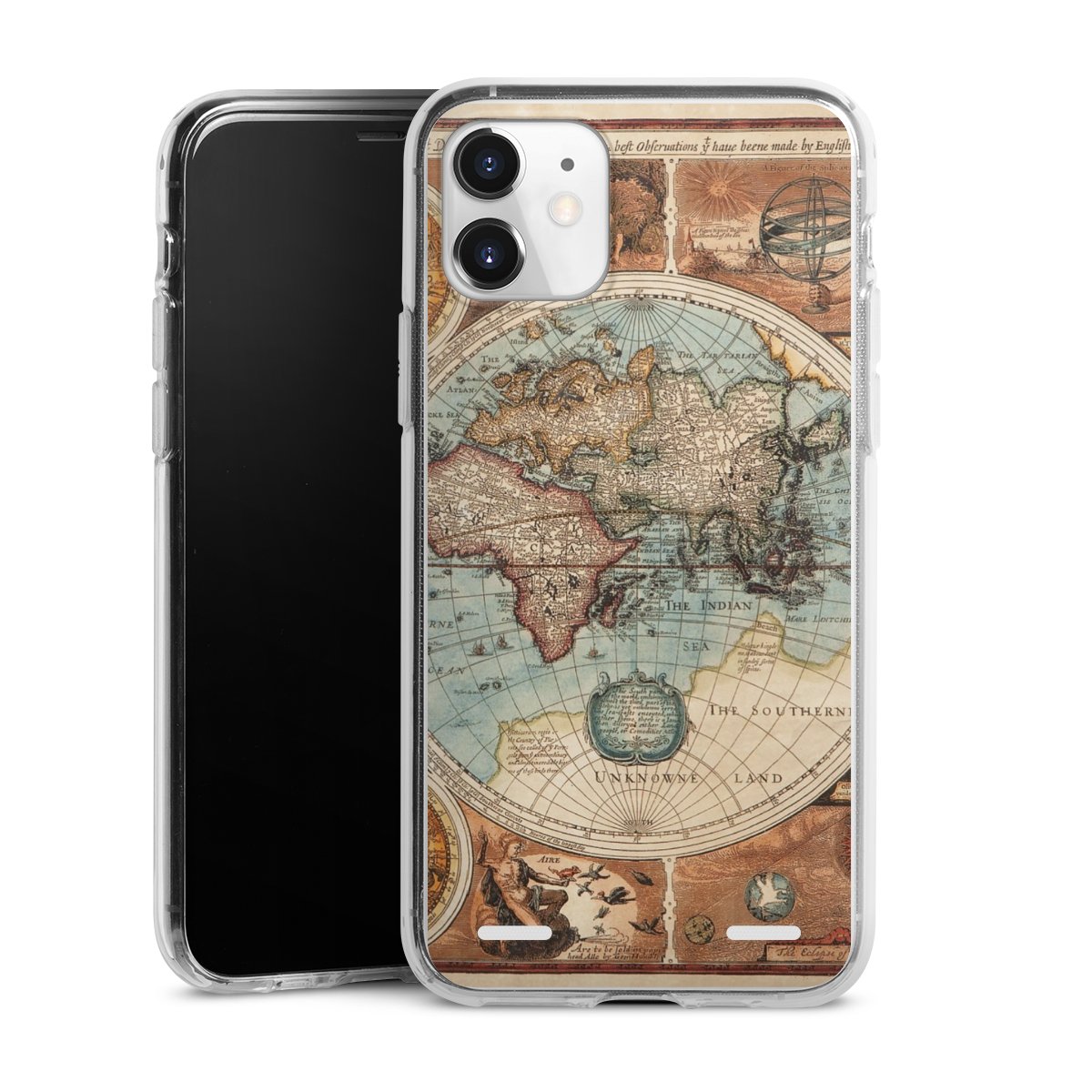 Mappa del mondo vintage