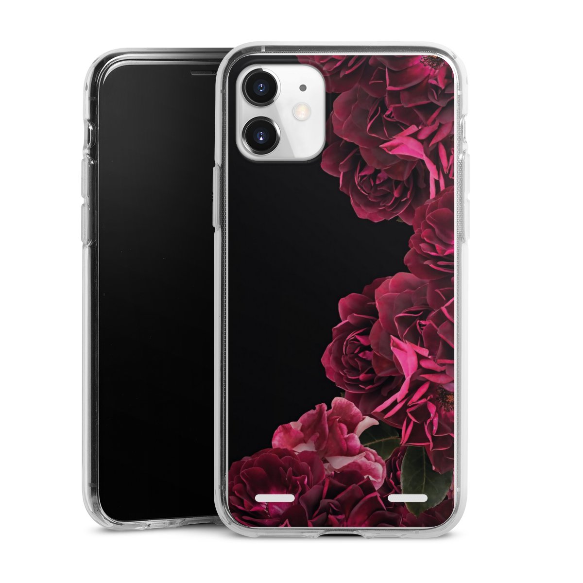 Rose vintage su nero