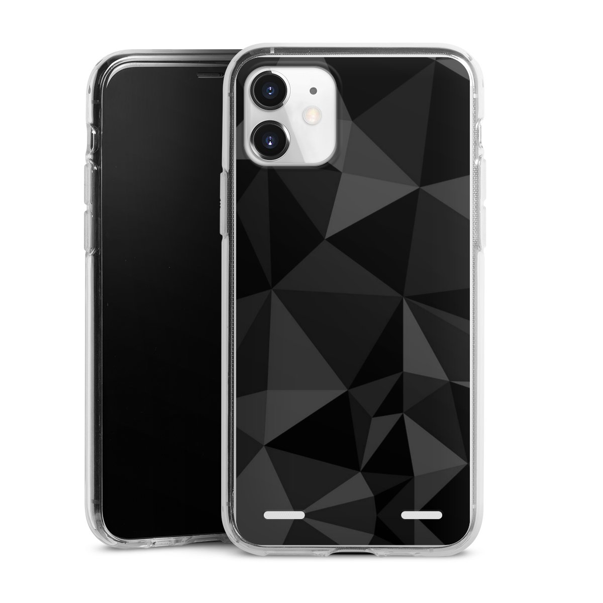 Motif Polygone Noir