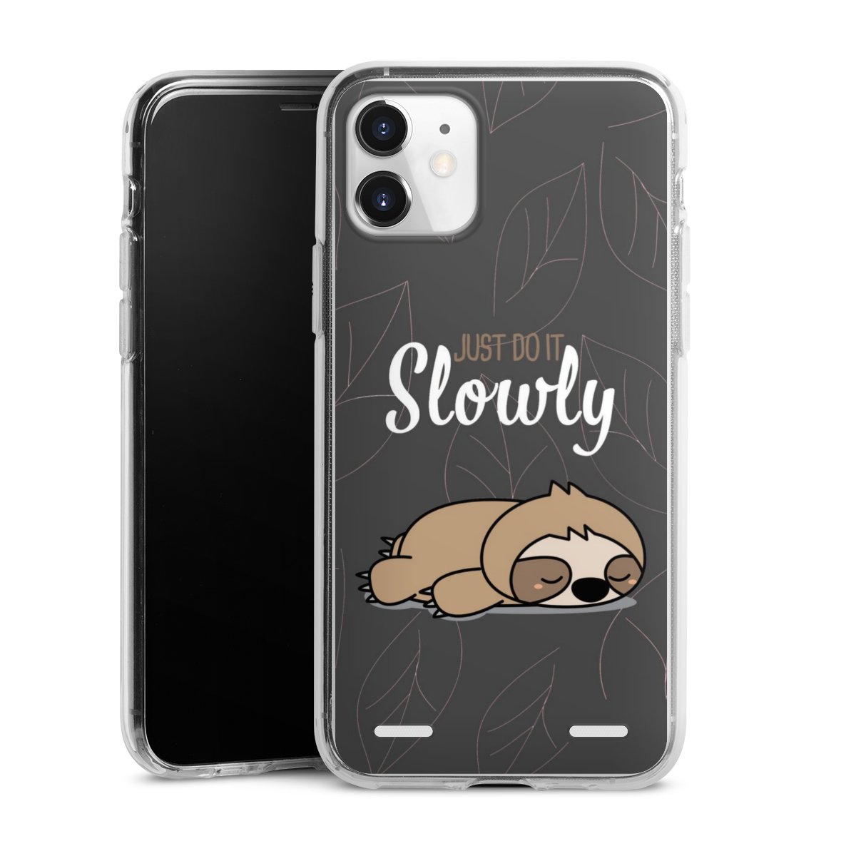 Just Do It Slowly Sloth Grey