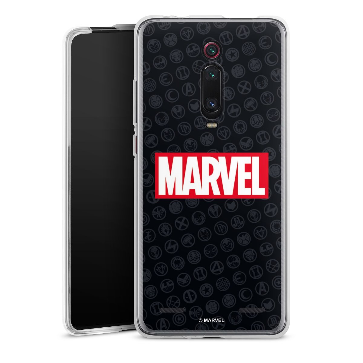 Marvel Logo Black Red 