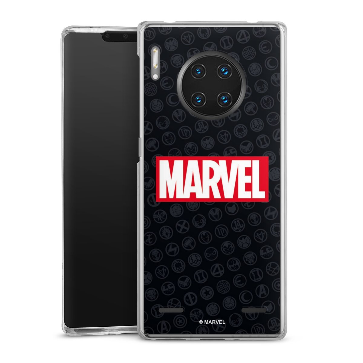 Marvel Logo Black Red 