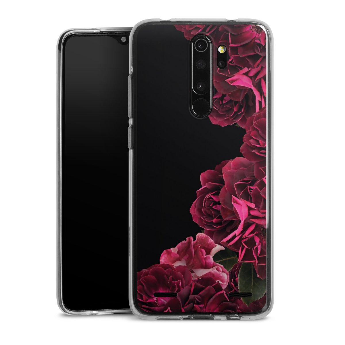 Rose vintage su nero