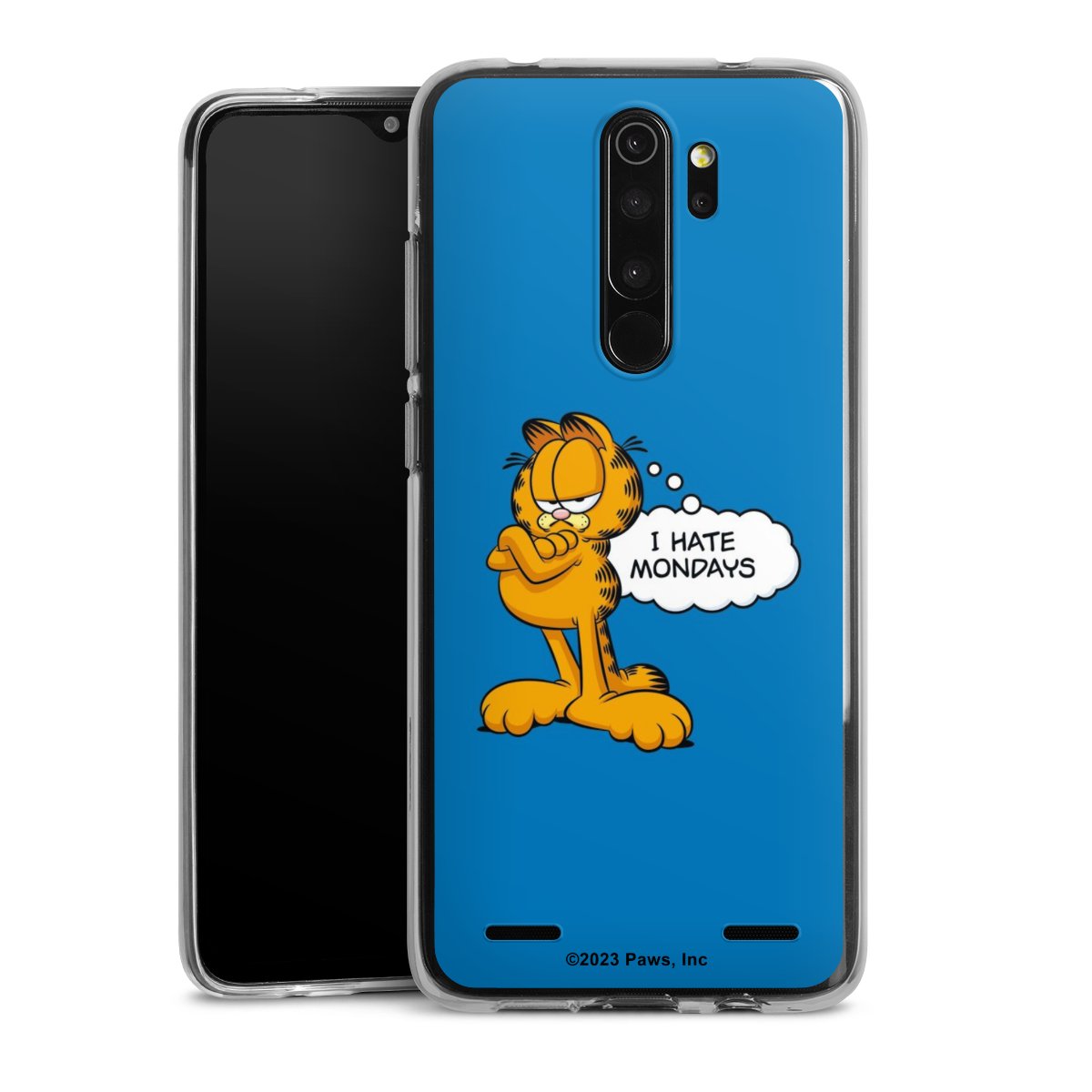 Garfield Ik haat maandagen blauw