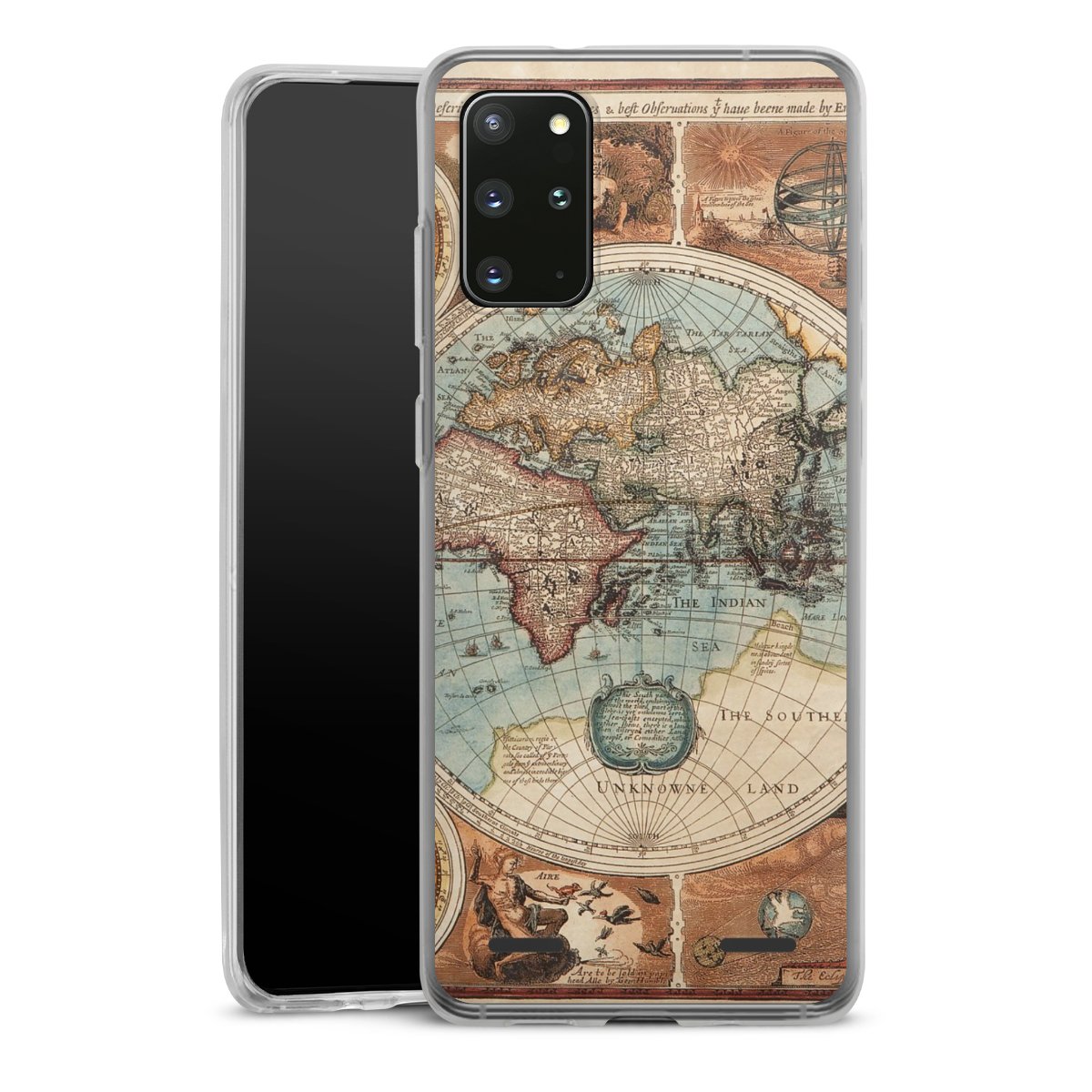 Mappa del mondo vintage