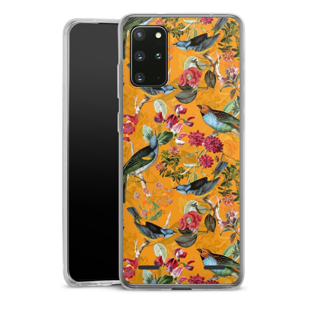 Vogels Bloemen Behang