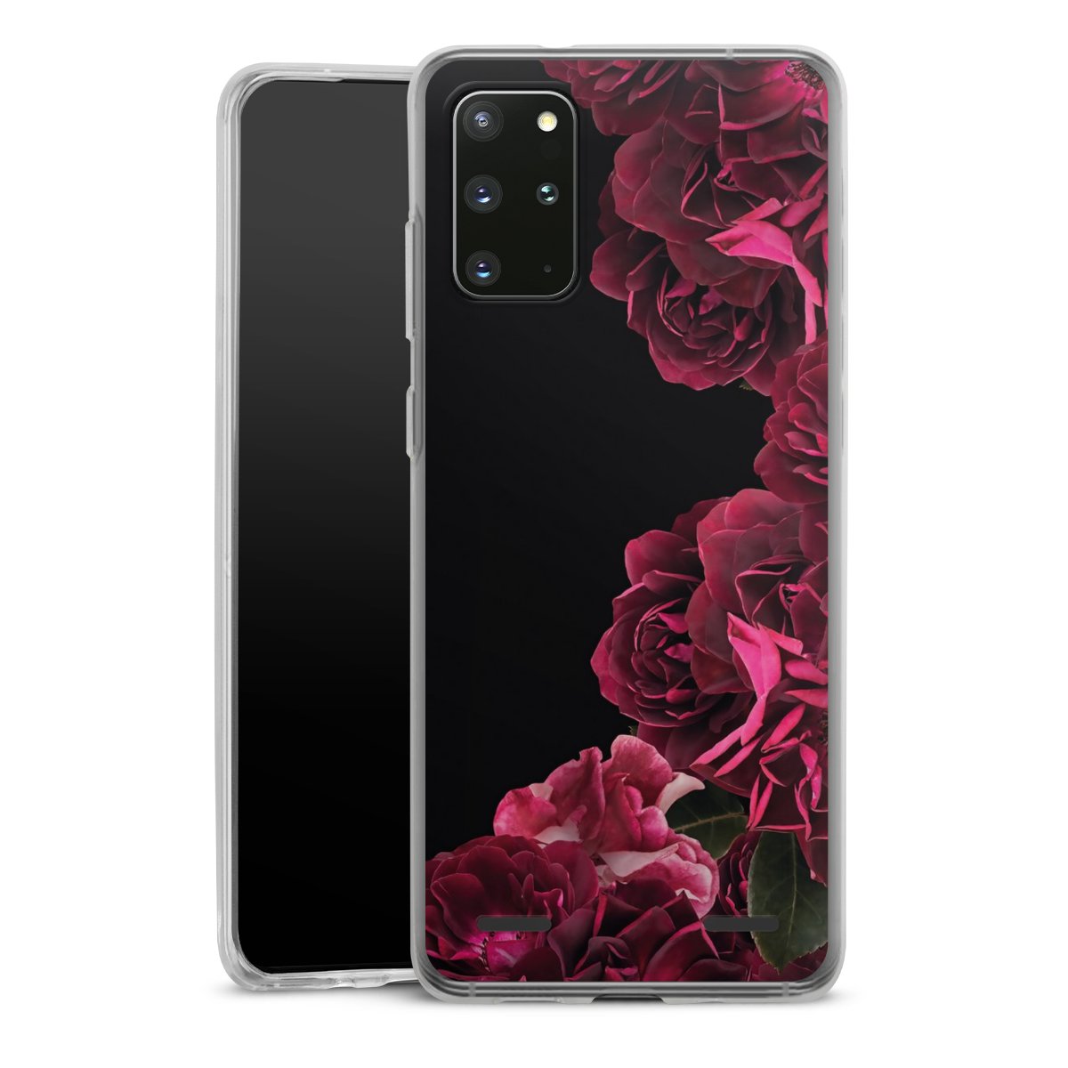 Rose vintage su nero