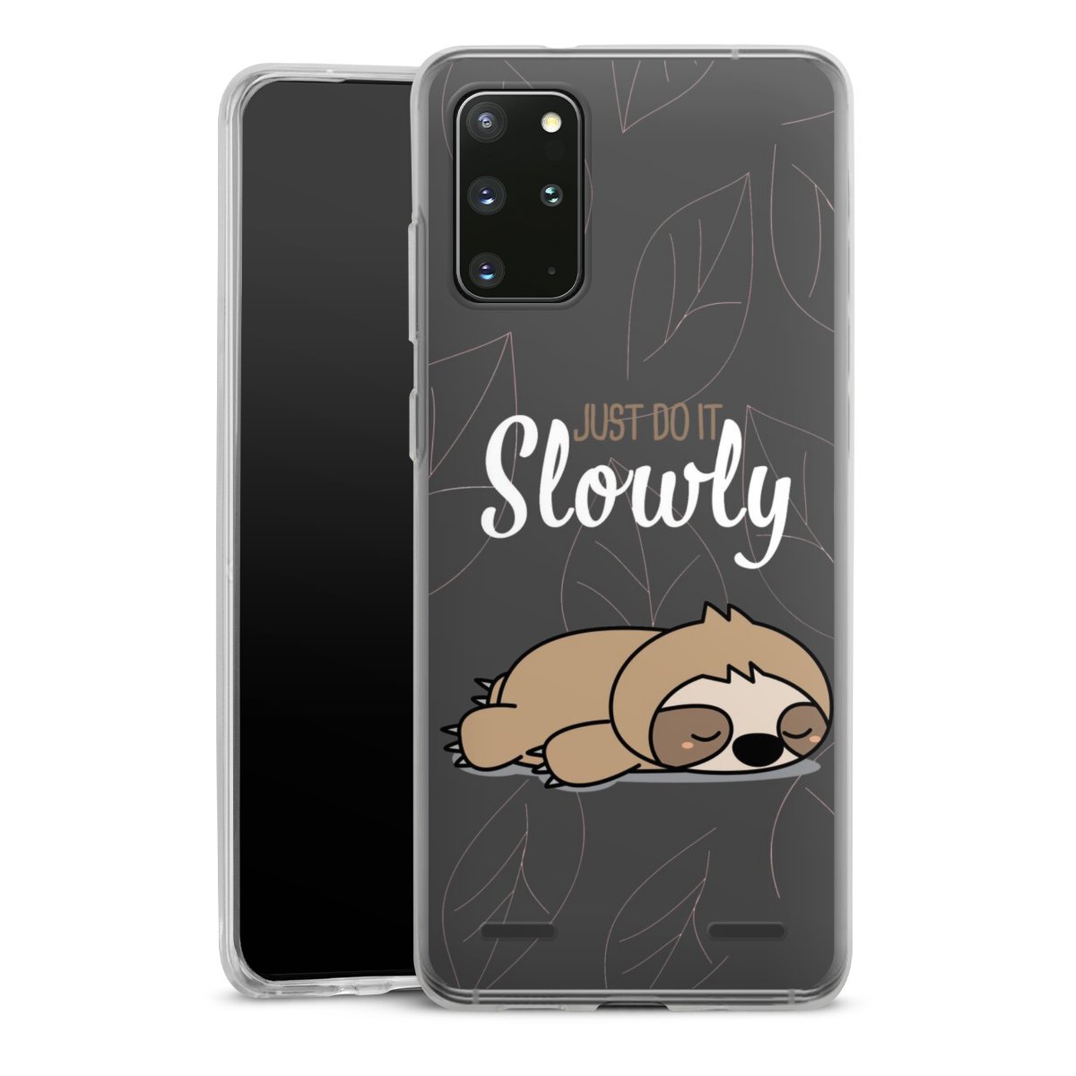 Just Do It Slowly Sloth Grey