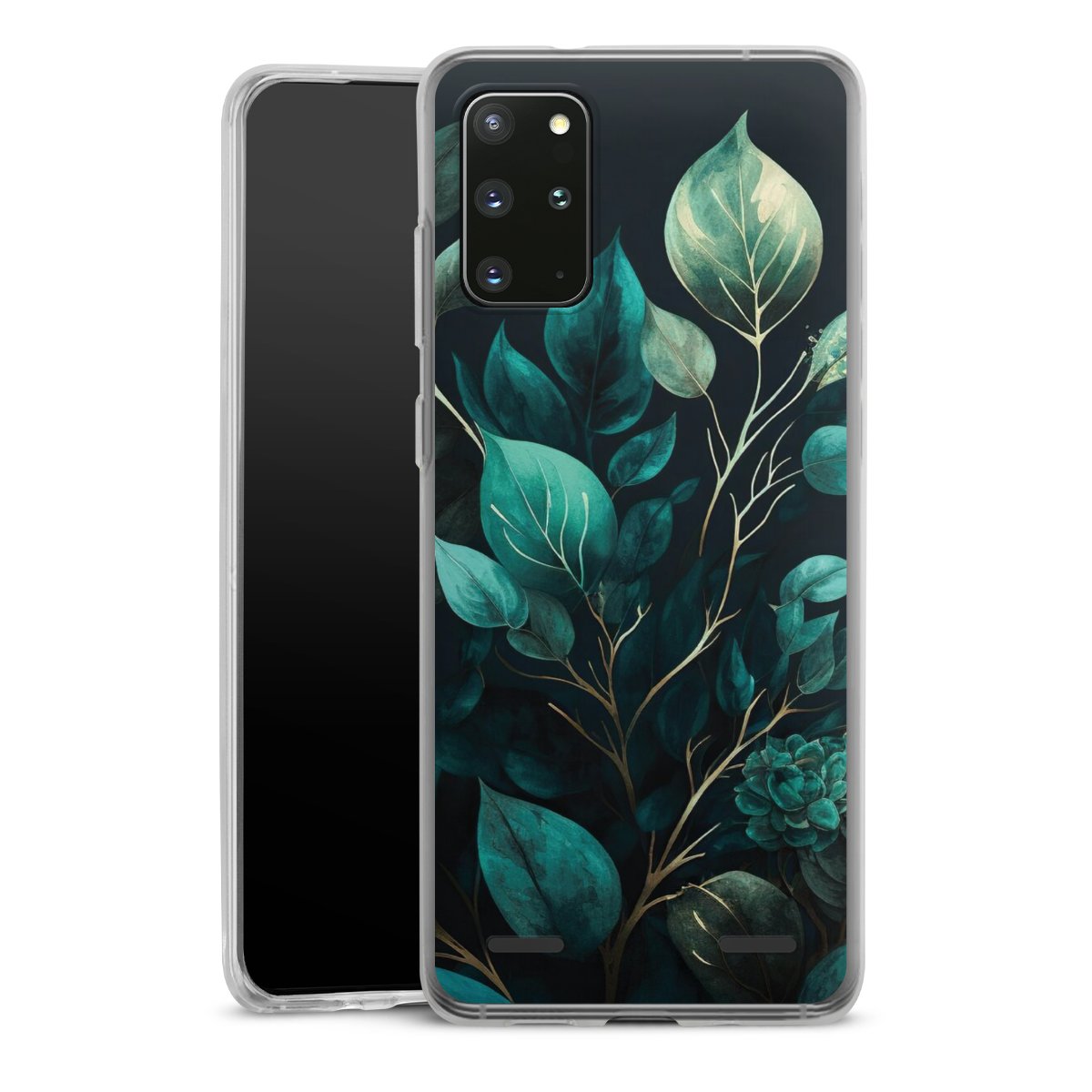 Eukalyptus dunkler Hintergrund