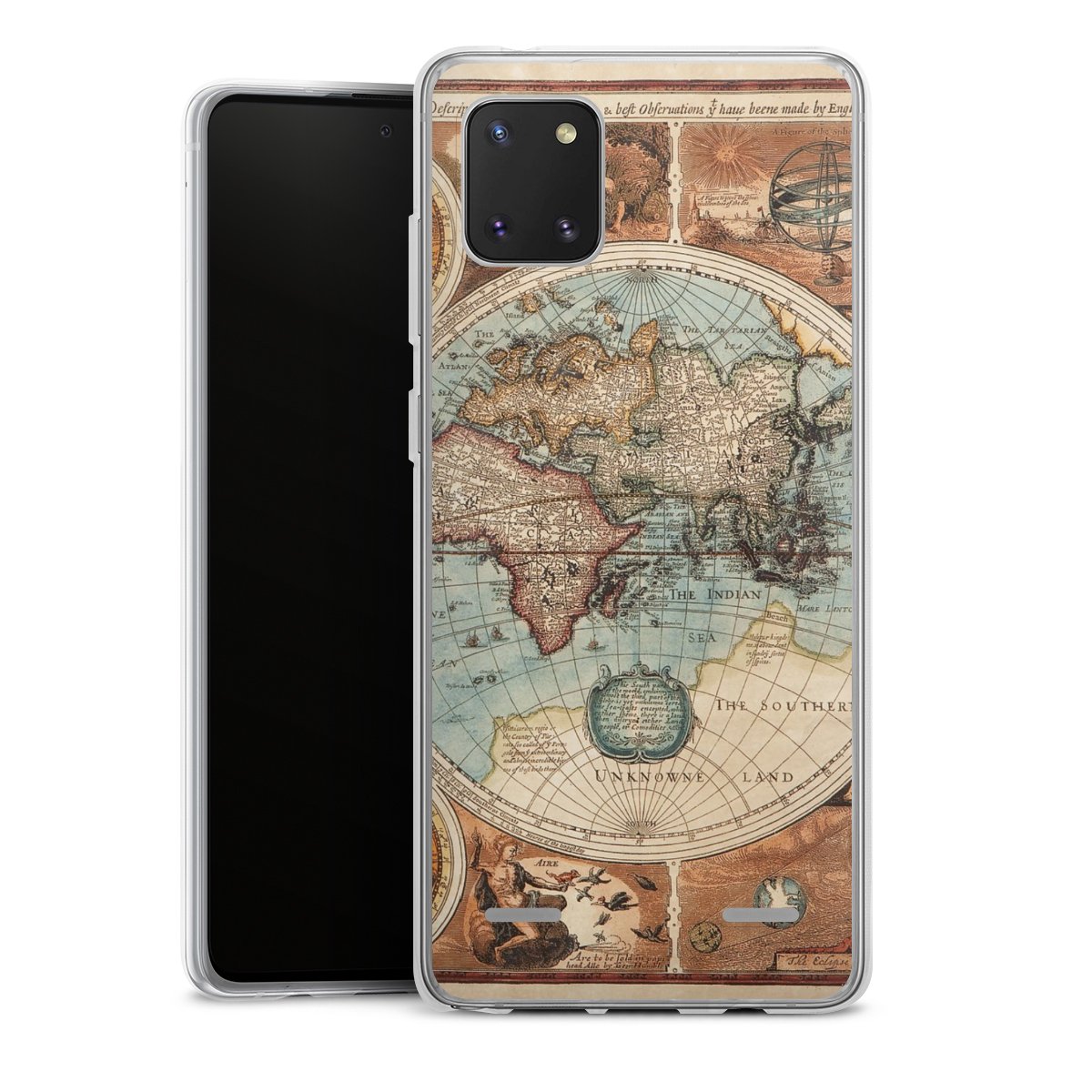 Mappa del mondo vintage