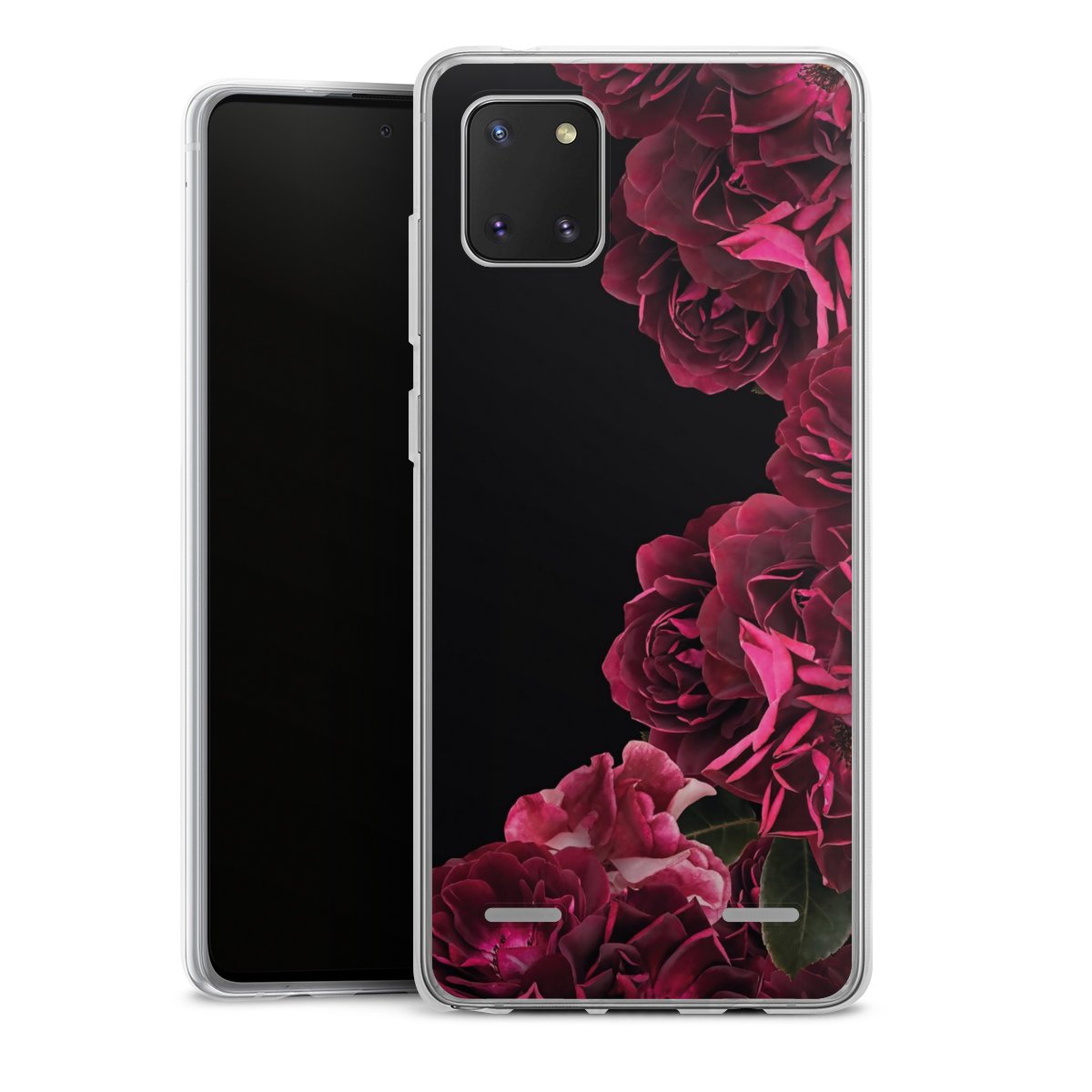 Rose vintage su nero
