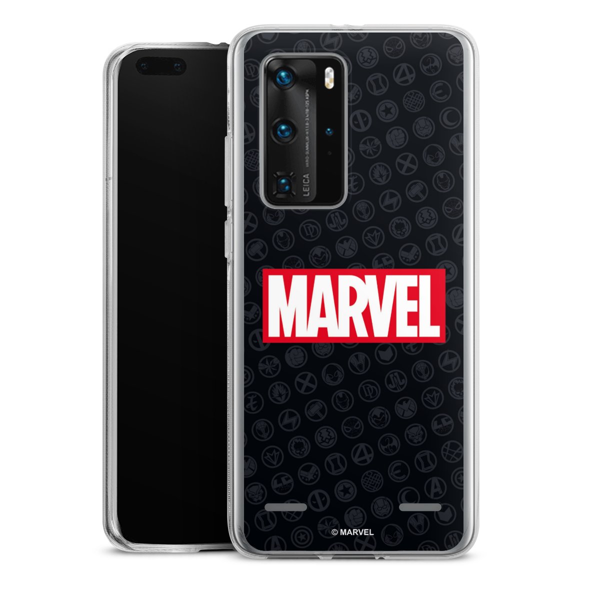 Marvel Logo Black Red 