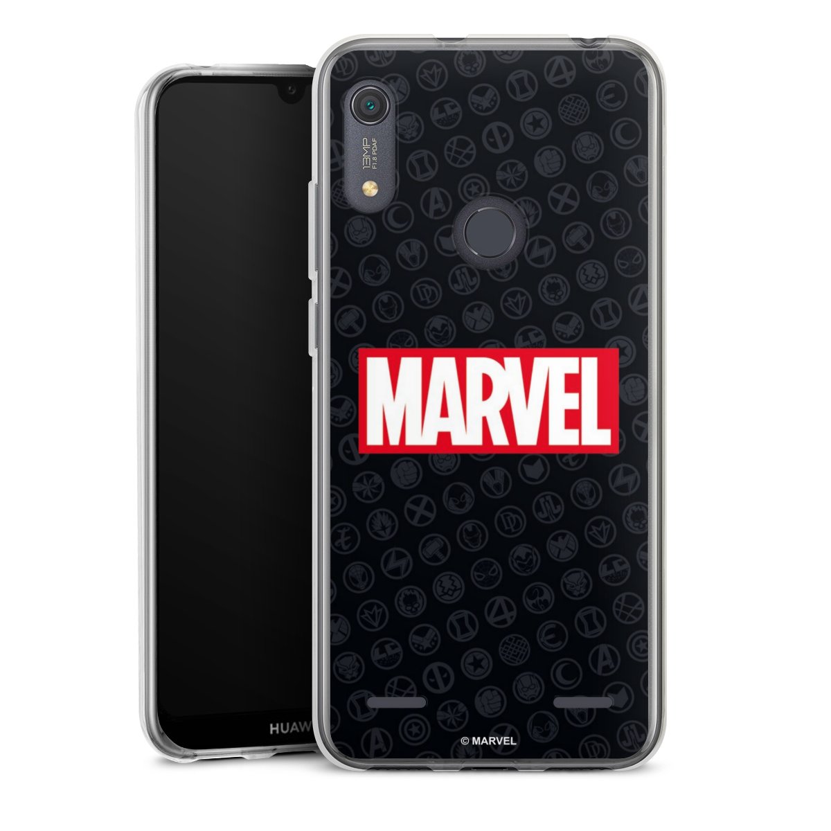 Marvel Logo Black Red 